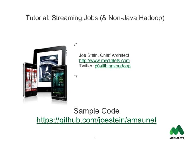 Hadoop Streaming Tutorial With Python