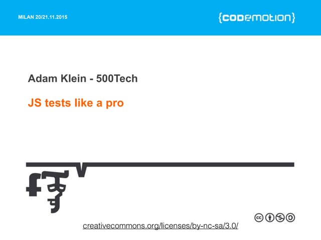 Js tests like a pro