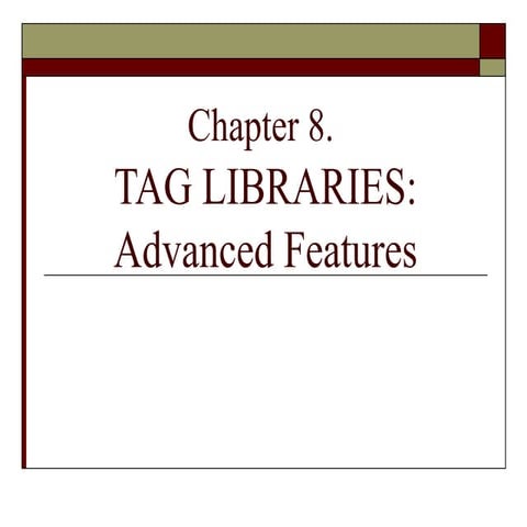 Jstl 8 | PPT