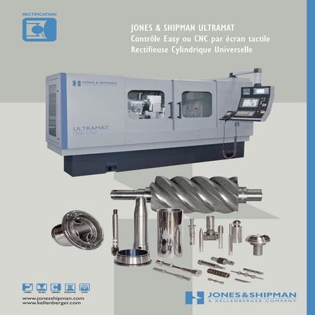 Ultramat: Rectifieuse Cylindrique Universelle à CN de Jones & Shipman