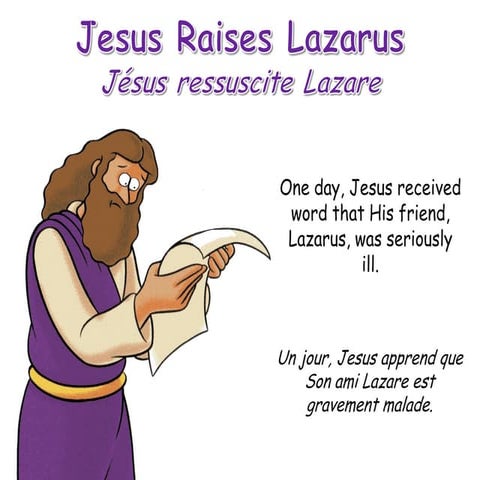 Jésus Ressuscite Lazare Jesus Raises Lazarus Pdf