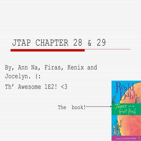 Jtap chapter 28 & 29