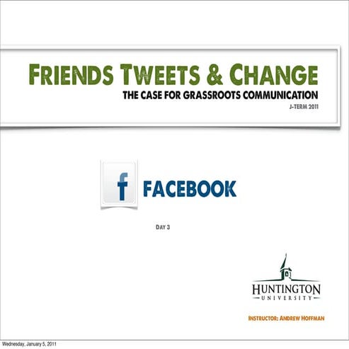 J term11   day 3 - Facebook