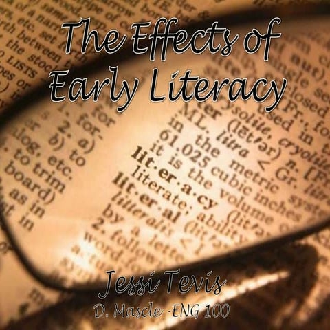 Effects of Early Literacy
