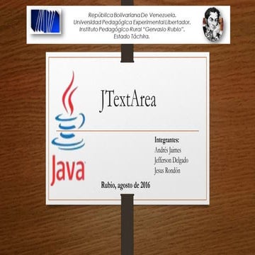 Jtextarea