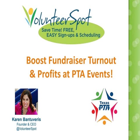 Boosting Fundraising Profits and Turnout at PTA Events