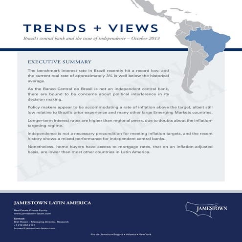Jamestown Latin America: Trends+Views:   Brazil's Central Bank and the Issue ...