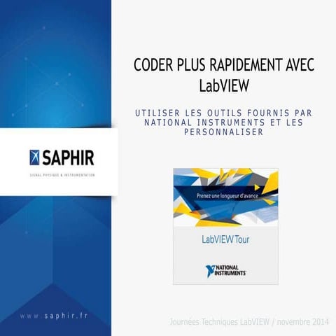 Coder plus vite avec LabVIEW | PPTX