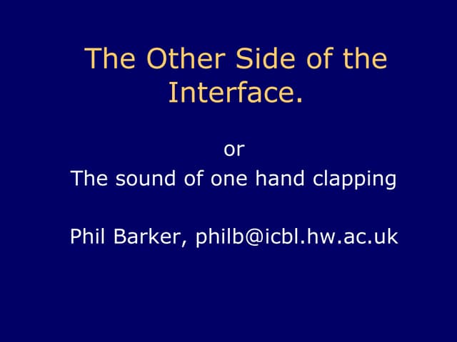 The Other Side of the Journal ToCs ...