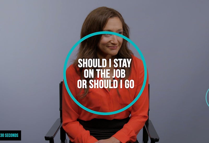 Should I Stay on the Job or Should ...