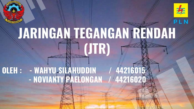 JARINGAN TEGANGAN RENDAH (JTR)