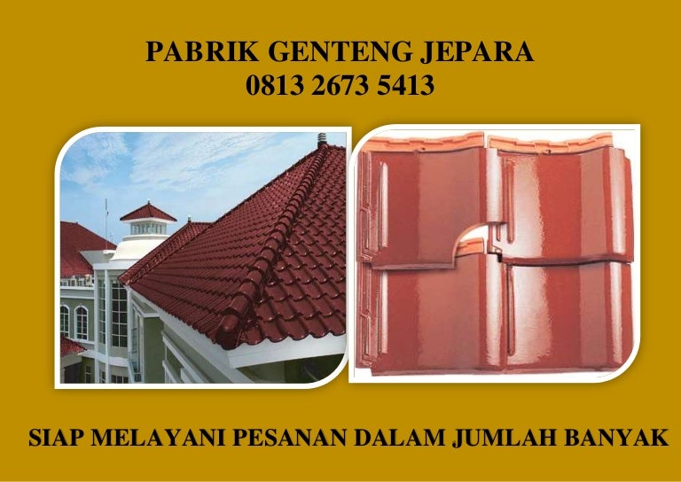 Jual genteng jepara107 doc Jual genteng jepara107 doc