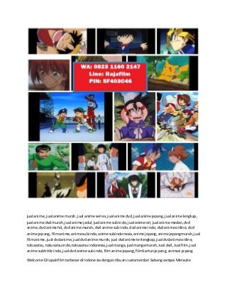WA: 0823 1160 2147 Jual Dvd Kartun Jadul Samarinda
