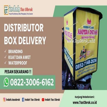 WA/TELP : 0822-3006-6162, Grosir Box Delivery, Grosir Tas Delivery ...