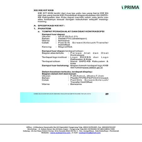 Jual  kie kit  dak bkkbn  2015~ www.asakaprima.com