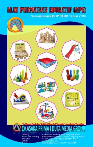 Cari PRODUKSI APE [mainan edukatif BOP Paud tahun 2016~ RAB APE PAUD Juknis Bantuan Alat Permainan Edukatif (APE) 2016
