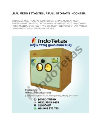 NO.HP:0822-5705-4455(TELKOMSEL), ALAT PENETAS TELUR PRAKTIS