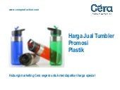 Harga tumbler promosi plastik murah...