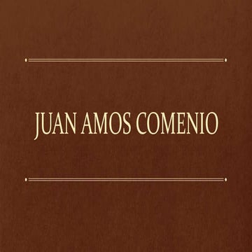 Juan Amos Comenio