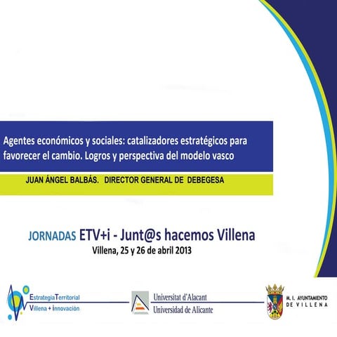 Agentes socioeconómicos y sociales: catalizadores estratégicos para favorecer...