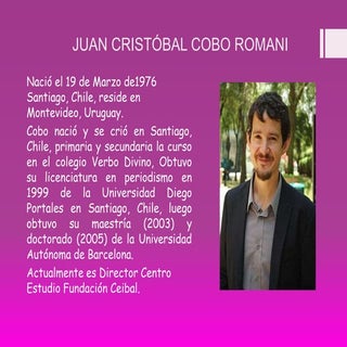 Juan cristóbal cobo romani tic