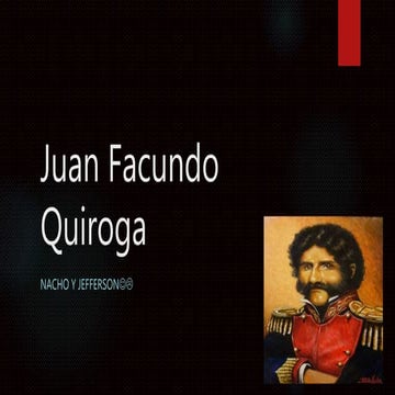 Facundo quiroga 10 | PPTX