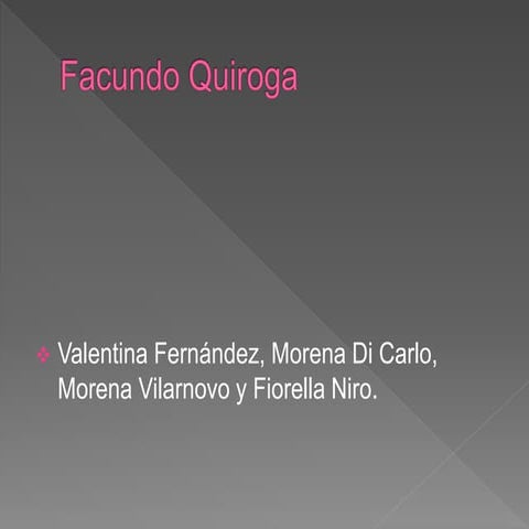 Juan facundo quiroga 4 | PPTX