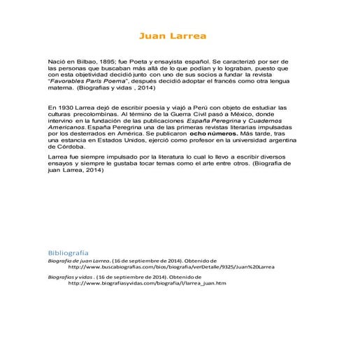 Juan larrea