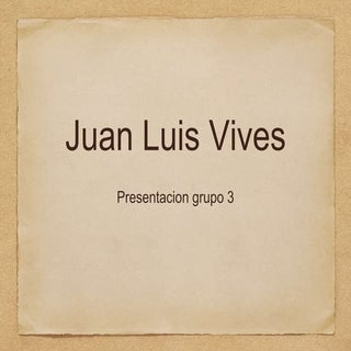 Juan Luis Vives