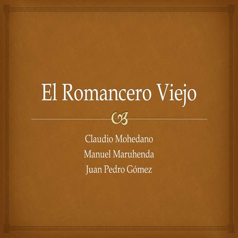 Romancero Viejo