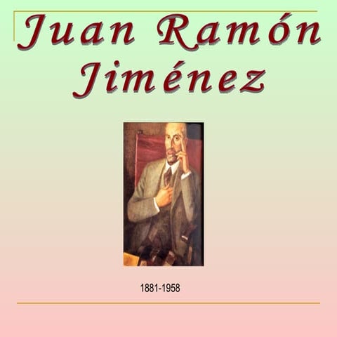 Juan Ramón Jiménez | PPT