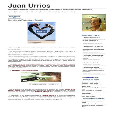 Juan urrios » cambios en facebook – tutorial