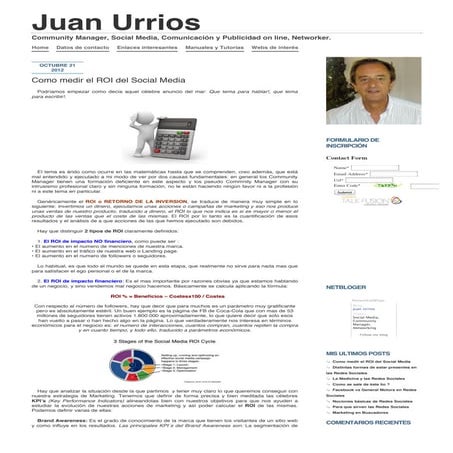 Juan Urrios » Como medir el ROI del Social Media