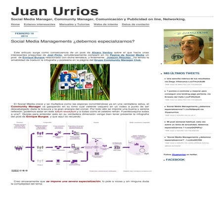 Juan urrios » social media managements ¿debemos especializarnos