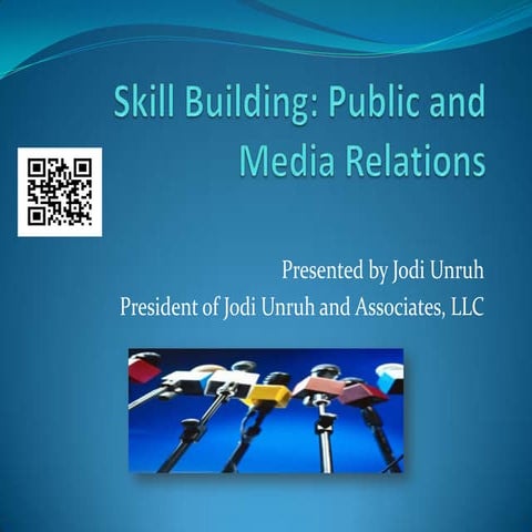 Media Relations and Social Media Skills