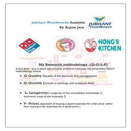 Jubilant foodworks analysis | PDF