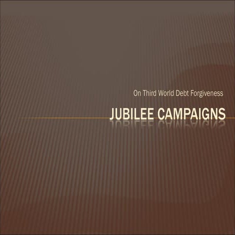 Jubilee campaigns
