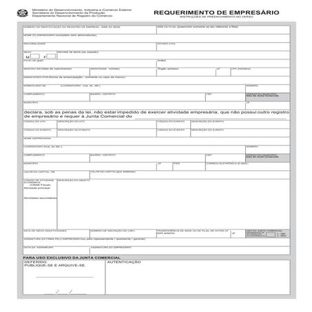 Jucergs Requerimentoempresario2004 | PDF