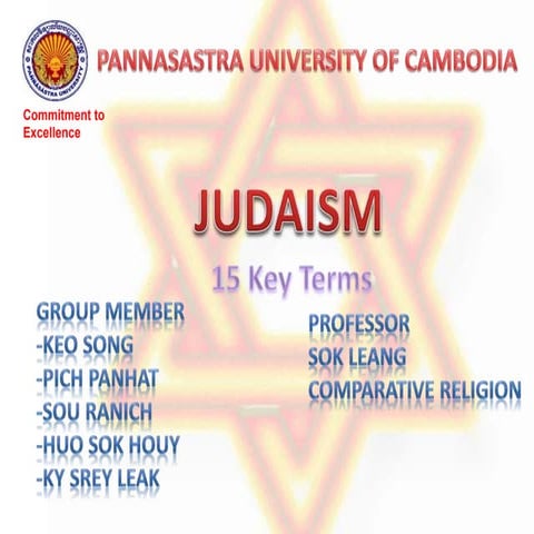 Judaism - Comparative Judaism