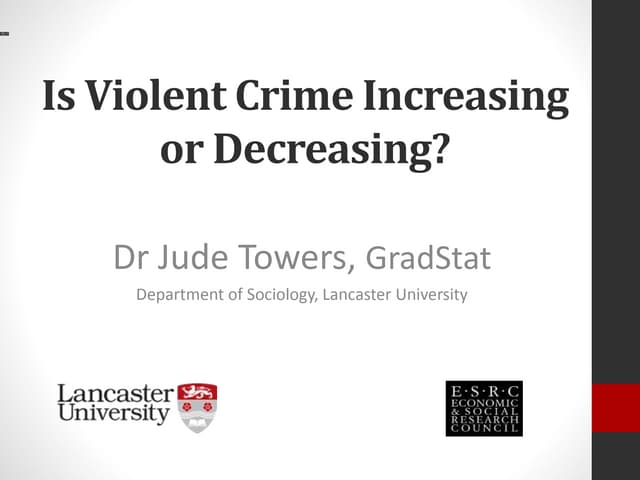 Is Violent Crime Increasing or Decr...