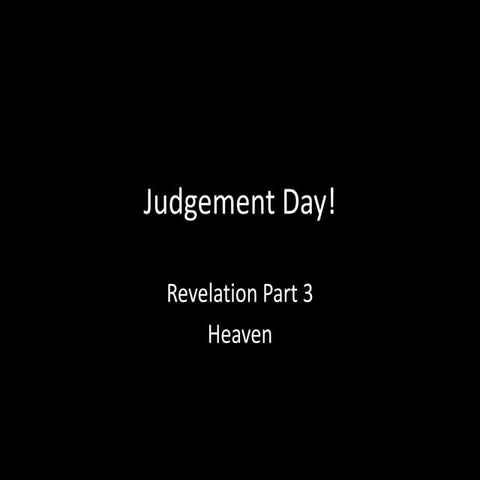 Judgement  Day! Facebook