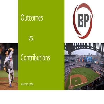 SABR: Outcomes vs. Contributions (Judge)
