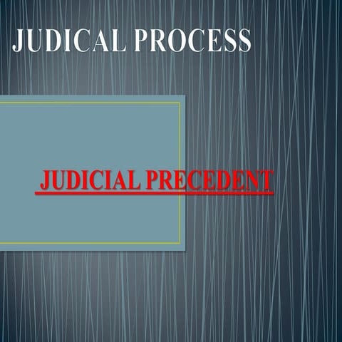 Judical process