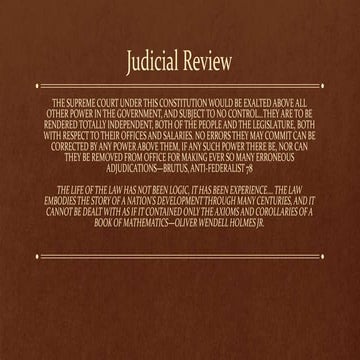 Judicial review ppt