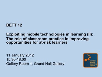 Presenation BETT2012 Judith Seipold