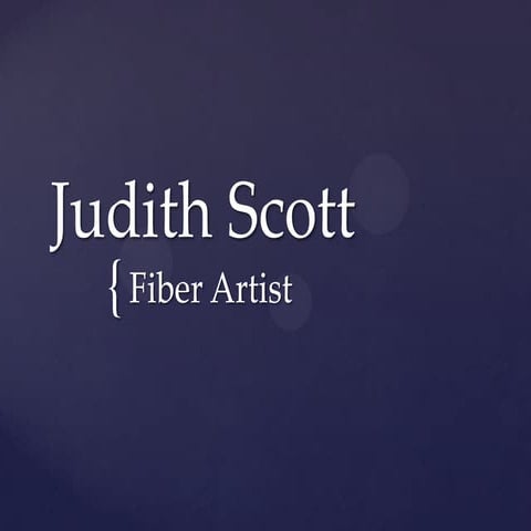 Judith scott fiber artist