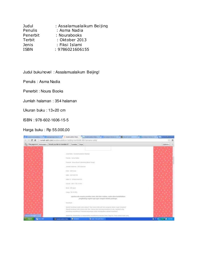 Gambar Novel Assalamualaikum Beijing Az Chords Gambar Novel Assalamualaikum Beijing Az Chords