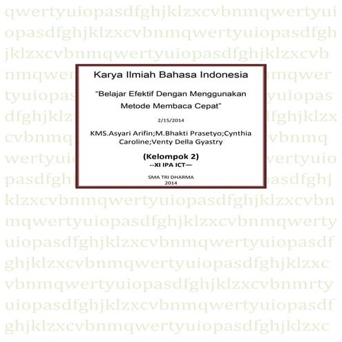 Judul dan Kata Pengantar