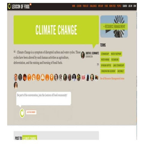 Judy Schwartz "Water and Climate: An Overview"