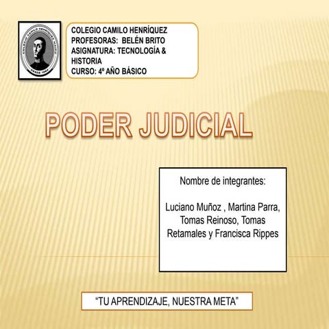 4º  Año Básico - Proyecto de Tecnología & Historia - Jueces